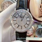Swiss Replica Piaget Altiplano Silver Diamond Dial Watch 40mm